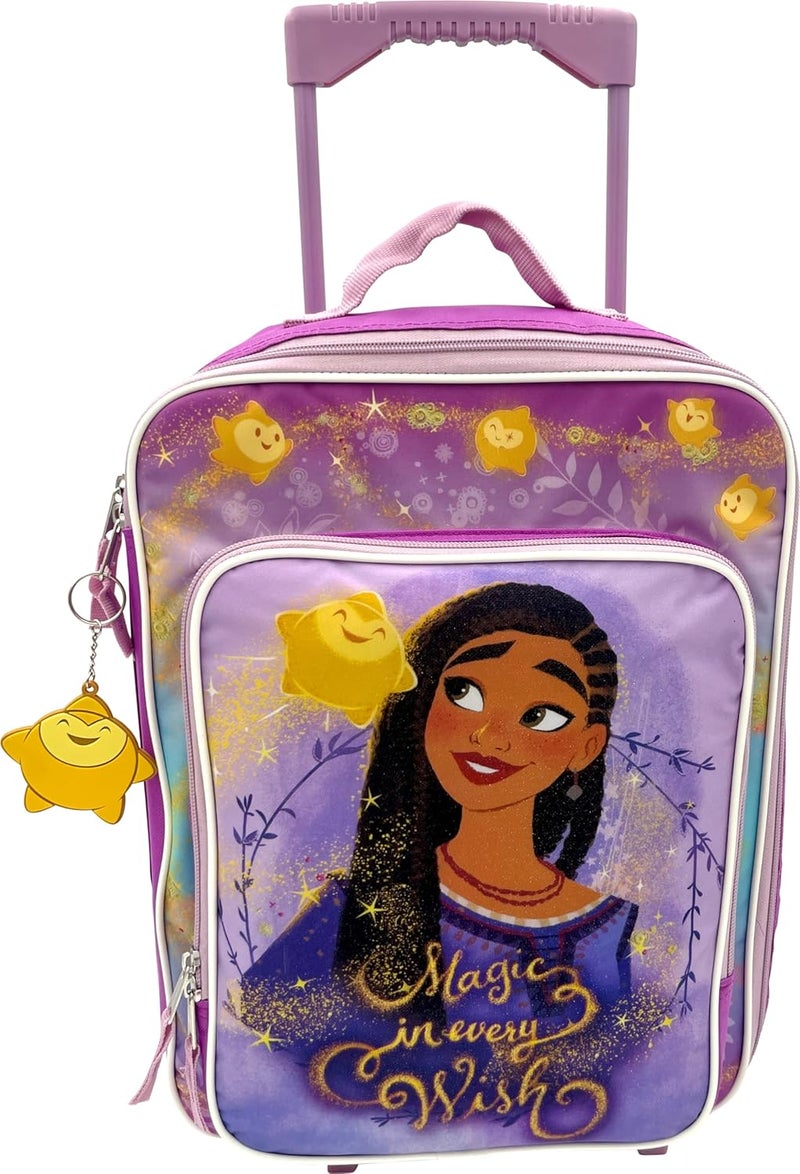 Fast Forward Kid's License 16" Soft Side Wheeled Pilot Case- Rolling Luggage (Wish) - Image 1